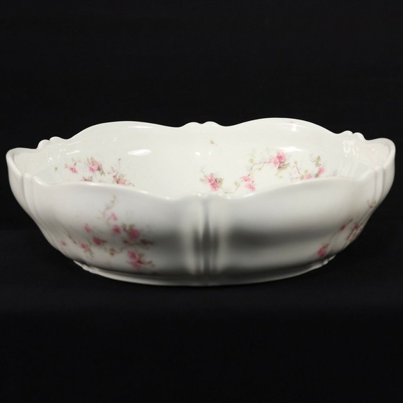 Theodore Haviland Limoges Antique Floral Serving Bowl Schleiger 159y Pate a Feu - Picture 7 of 11